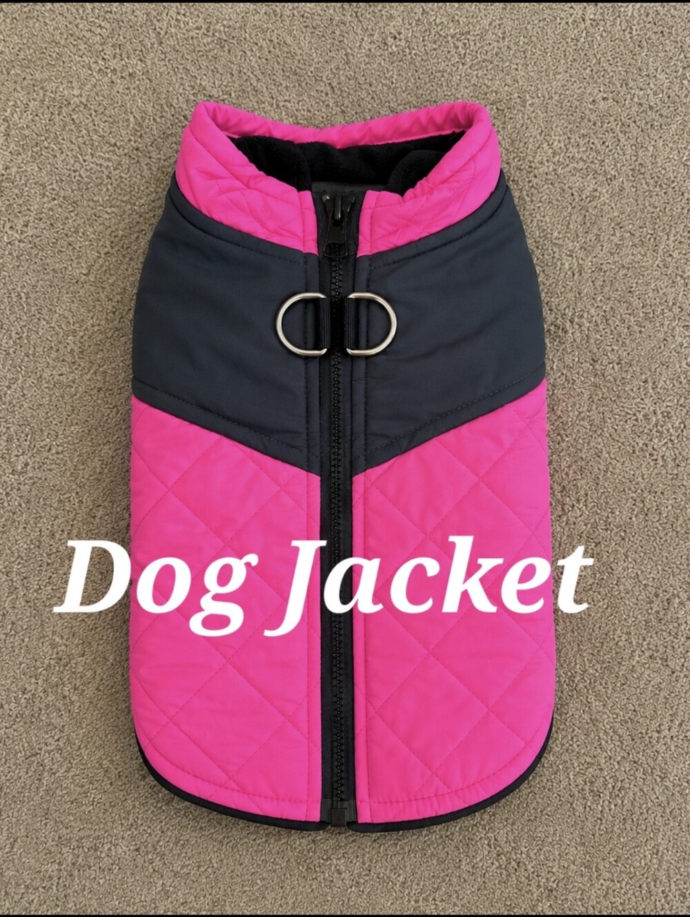 Dog Quilted Puffy Jacket